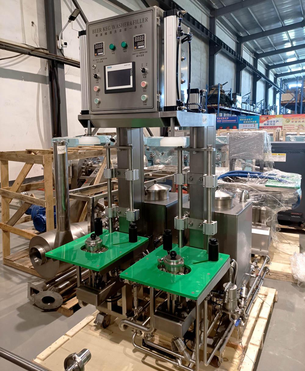 Combined 1-Staion Keg Rinser and 1-Station Keg Filler